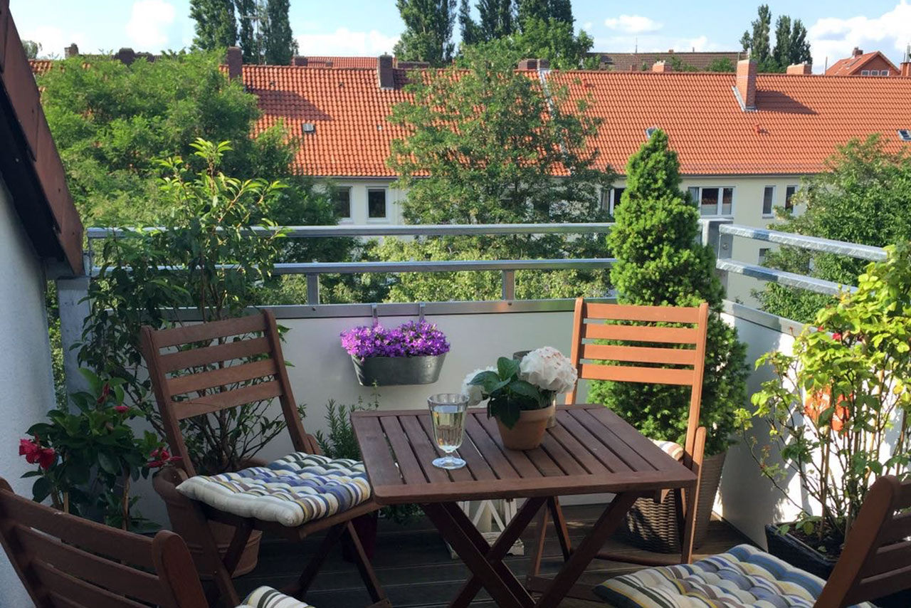 Balkon in der Bütersworthstraße